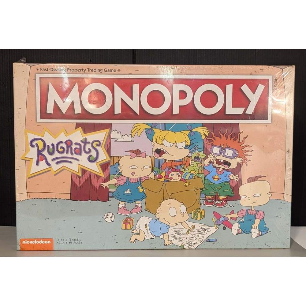 Monopoly Nickelodeon Rugrats Edition Board Game 90s Nostalgia New Sealed 2018